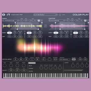NEST Acoustics「Color Play」“スペクトル封印”で音を着せ替える！任意オーディオのスペクトル包絡をMIDIチューンのフィルターバンクで別音源に転写し、最大8ボイスで鳴らせるポリフォニック音源｜DTMプラグインセール
