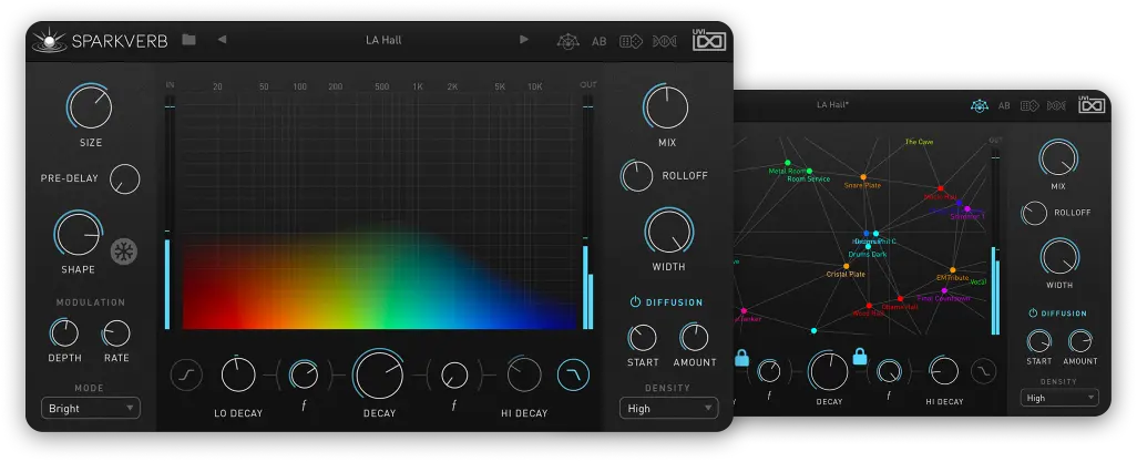 UVI「Sparkverb」プリセットを“視覚的に探索”できる新発想！直感的なスペクトラム操作で帯域別ディケイまで自在に設計できる、次世代型リバーブ｜DTMプラグインセール