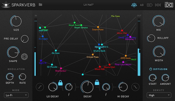 UVI「Sparkverb」プリセットを“視覚的に探索”できる新発想！直感的なスペクトラム操作で帯域別ディケイまで自在に設計できる、次世代型リバーブ｜DTMプラグインセール