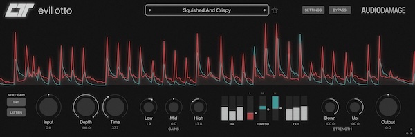 Audio Damage「EVIL OTTO」3バンド独立制御×アップ／ダウン同時圧縮を搭載した現代型OTTコンプレッサー｜DTMプラグインセール