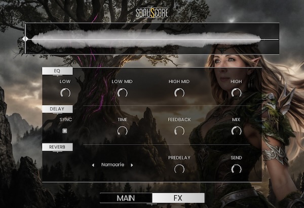 Sonuscore「Fantasy Vocal Phrases」エルフの歌、古代の土地、忘れられた場所の気配！“ファンタジー世界のリアルな声”を、プロ歌手の即興フレーズで瞬時に足せる女性ボーカル・フレーズ音源｜DTMプラグインセール