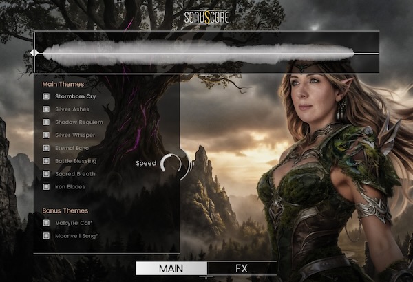 Sonuscore「Fantasy Vocal Phrases」エルフの歌、古代の土地、忘れられた場所の気配！“ファンタジー世界のリアルな声”を、プロ歌手の即興フレーズで瞬時に足せる女性ボーカル・フレーズ音源｜DTMプラグインセール