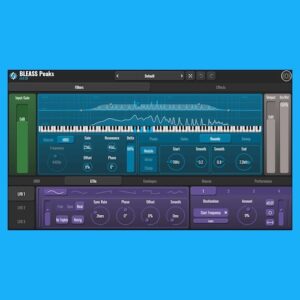 BLEASS「BLEASS Peaks」MIDIでフィルターを“演奏”するという新発想！最大8ボイス対応ポリフォニック・レゾナントフィルター｜DTMプラグインセール