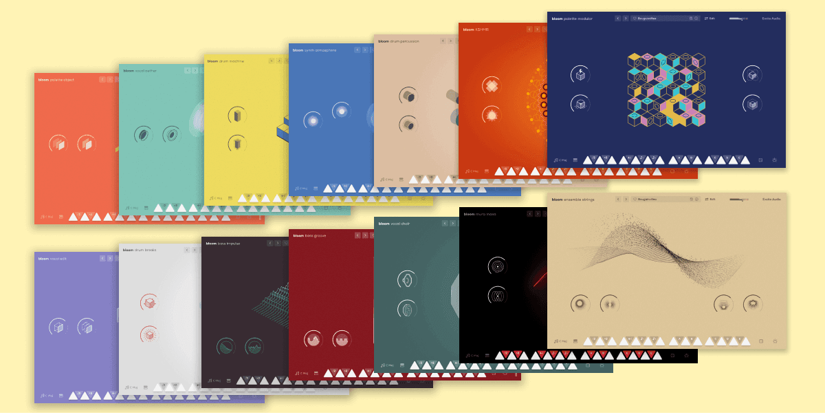 Excite Audio「Bloom Bundle」ループからフレーズまで即座にインスピレーションが得られる14個のプラグイン・コレクション