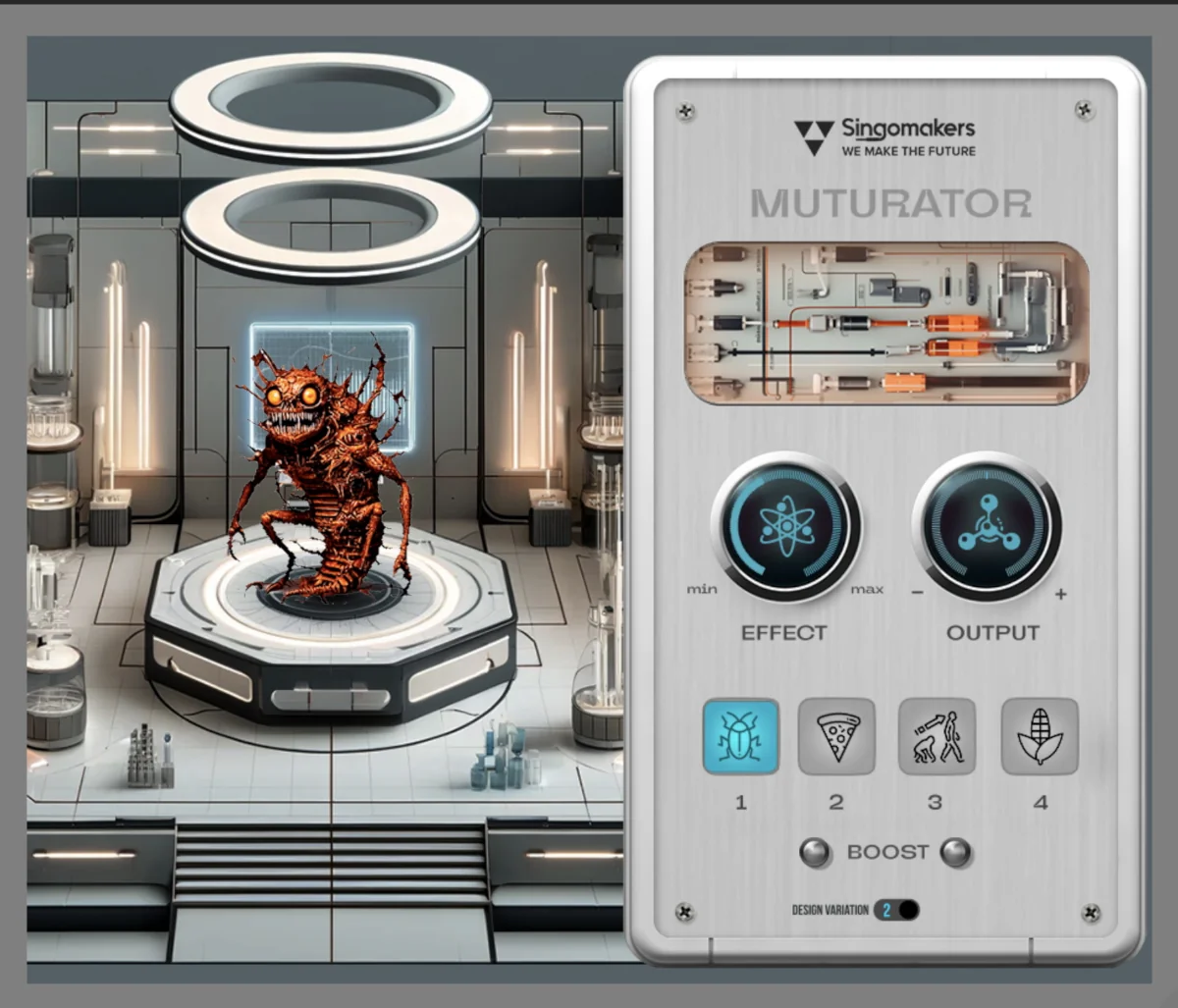 Singomakers「Muturator」ベースやリード、ボーカルを一瞬で前に押し出す個別トラック特化型エンハンサープラグイン｜DTMプラグインセール