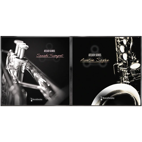 Musical Sampling「Atelier Series Austin Bundle」打ち込みでもここまで自然に歌う！レガート遷移とビブラート表現に徹底的にこだわったトランペット＆サックス音源バンドル｜DTMプラグインセール