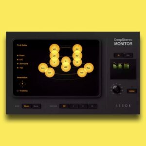 Leson「DeepStereo Monitor」ヘッドホンだけで最大32チャンネルを立体再現！自宅スタジオやモバイル環境でも妥協しない、透明な音像で空間定位を確認できるモニタリングツール｜DTMプラグインセール