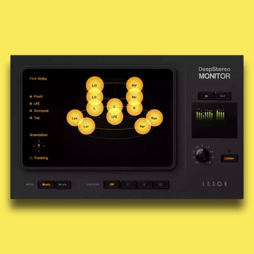 Leson「DeepStereo Monitor」ヘッドホンだけで最大32チャンネルを立体再現！自宅スタジオやモバイル環境でも妥協しない、透明な音像で空間定位を確認できるモニタリングツール｜DTMプラグインセール
