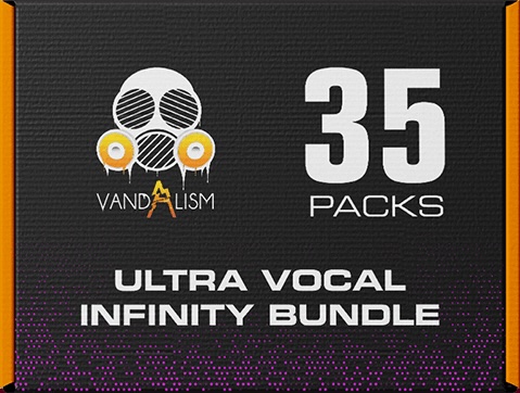 Vandalism Sounds「Ultra Vocal Infinity Bundle」1,000以上のロイヤリティフリーボーカルを収録した究極の素材集!35種類のプレミアムボーカルパックを収録した、PopからTechnoまで対応する大規模ボーカルライブラリ|DTMプラグインセール