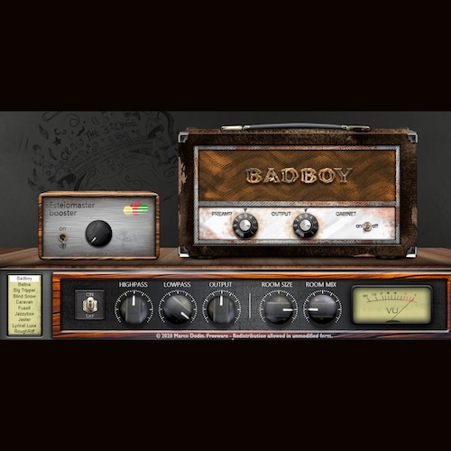 Marco Dodin「Cross The Bridge Guitar Amp Suite」ヴィンテージアンプ10種とトレブルブースターを搭載した、軽量で多彩な音作りが可能なギターアンプシミュレーター｜DTMプラグインセール