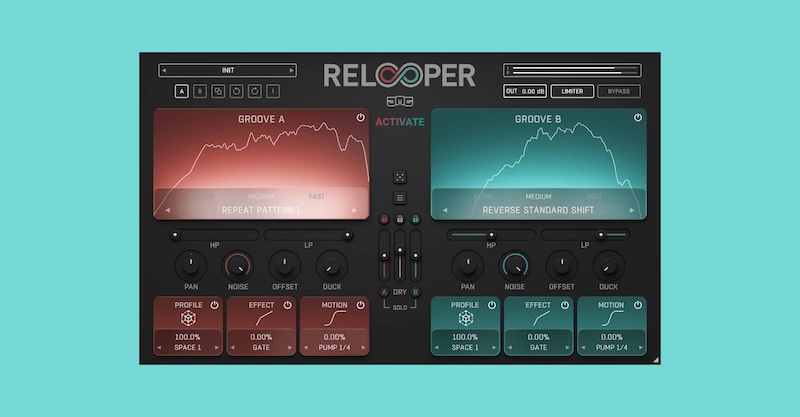 United Plugins「Relooper」既存ループをリアルタイムで再構築し、シンコペーションやグリッチを自動生成する革新的ループ・リミックス・プラグイン｜DTMプラグインセール