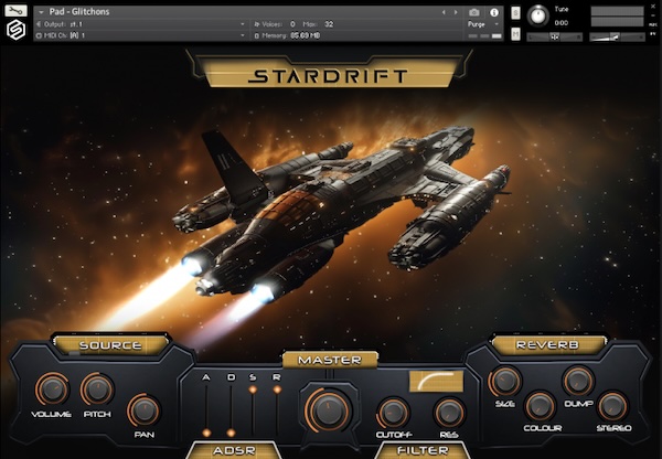 Sick Noise Instruments「STARDRIFT」600以上の高品質サンプルを収録！宇宙的な広がりを演出するシネマティック・スペースアンビエントKontaktライブラリ｜DTMプラグインセール