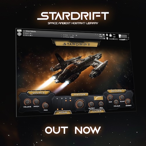Sick Noise Instruments「STARDRIFT」600以上の高品質サンプルを収録！宇宙的な広がりを演出するシネマティック・スペースアンビエントKontaktライブラリ｜DTMプラグインセール