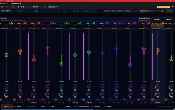 José Semedo「Semedo EQ」24バンドの精密コントロールと独自のEar Modeを搭載した次世代パラメトリックEQ|DTMプラグインセール