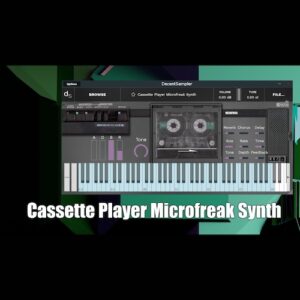 Necatuss「Cassette Player Microfreak Synth」シンプルなシンセパッドを、あえて使い古したカセットテープに大音量で録音！テープ特有のワウやざらつきを音の芯まで刻み込んだローファイ系シンセ音源｜DTMプラグインセール