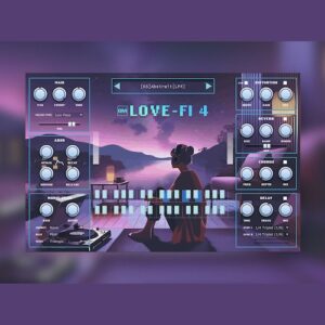 Quiet Music「LOVE-FI 4」246種類のプリセットと内蔵エフェクトを搭載したLo-Fi・Chillhop制作向けオールインワンVST音源｜DTMプラグインセール