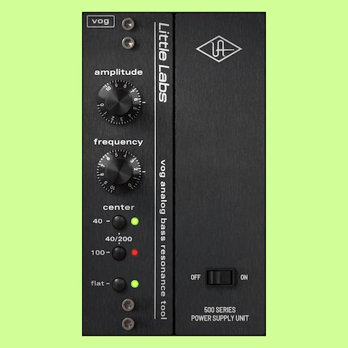 Universal Audio「Little Labs - Voice of God」低域チューニングの秘密兵器！共鳴フィルタリングでキックや808に圧倒的な重低音を加える低域プロセッサー｜DTMプラグインセール