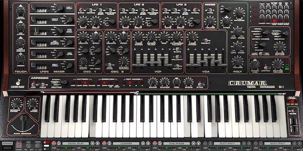 Cherry Audio「DS-2 Synthesizer」ステアステップ波形による荒々しく倍音豊かなトーンとパラフォニック構造を再現したヴィンテージ・デジタル・ハイブリッド・シンセサイザー｜DTMプラグインセール