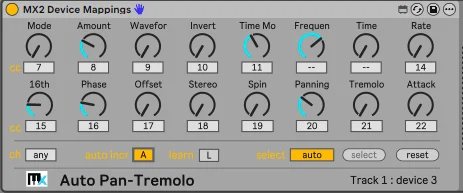 midi-2-the-max「MX2 Device Mappings」Ableton LiveのMIDIマッピングを動的に進化させ、制作効率を飛躍的に高めるMax for Liveプラグイン｜DTMプラグインセール