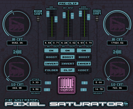 THE DESTROYER「Pixel Saturator、Amiga Sampler」Lo-Fi、チップチューン、サチュレーション制作に最適!倍音を自在に操るサチュレーターとAmigaサウンドを再現するサンプラー|DTMプラグインセール