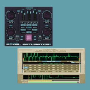 THE DESTROYER「Pixel Saturator、Amiga Sampler」Lo-Fi、チップチューン、サチュレーション制作に最適！倍音を自在に操るサチュレーターとAmigaサウンドを再現するサンプラー｜DTMプラグインセール