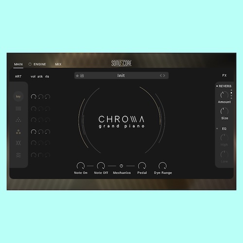 Sonuscore「CHROMA – Grand Piano」ヤマハC3を23以上のベロシティレイヤーで徹底収録、4マイク＆独自エンジン搭載の次世代Kontaktピアノ音源｜DTMプラグインセール
