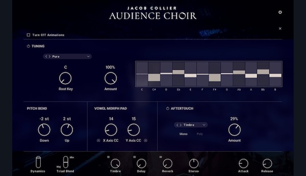 Native Instruments「Jacob Collier Audience Choir」世界中の観客の歌声を収録した、壮大なハーモニーを生み出す革新的コーラル音源｜DTMプラグインセール