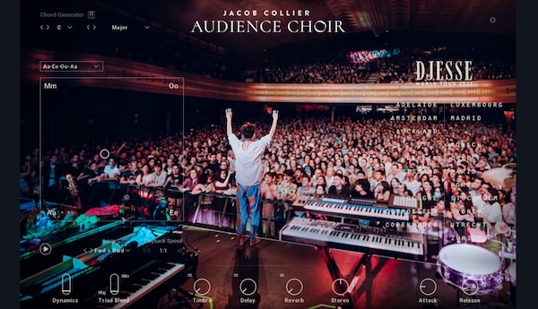 Native Instruments「Jacob Collier Audience Choir」世界中の観客の歌声を収録した、壮大なハーモニーを生み出す革新的コーラル音源｜DTMプラグインセール