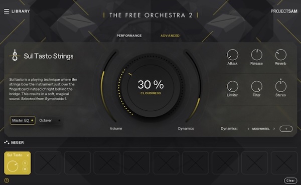 ProjectSAM「The Free Orchestra 2」ストリングスやブラスを収録！映画音楽のような壮大なサウンドを無料で実現できるシネマティック音源｜DTMプラグインセール