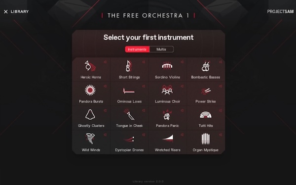 ProjectSAM「The Free Orchestra」迫力あるホルン、緊張感のあるストリングス、幻想的なコーラスまで網羅!14種類のシネマティック音色を収録したオーケストラ音源|DTMプラグインセール