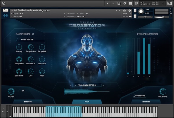 Keepforest「Evolution: Devastator Deathmatch」重厚ブラム、シグナル、ディストーションベースを網羅！ダークでグリッティな世界観を構築する、次世代トレーラー＆シネマティック向け音源｜DTMプラグインセール