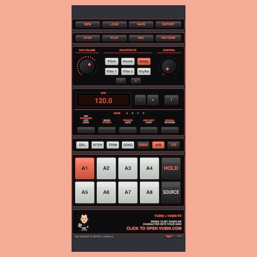 vubeatz「VU202」Trim・CHOP・64ステップ対応！iOSでもVSTでも同じ操作感で使える、32パッド搭載の高速サンプラー｜DTMプラグインセール