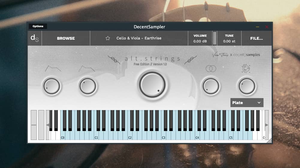 Venus Theory & Dave Hilowitz「alt.strings(Free Edition)」伝統的な弦楽器サウンドと実験的エフェクトが融合した、シネマティック音楽に革新をもたらす無料ストリングス音源|DTMプラグインセール