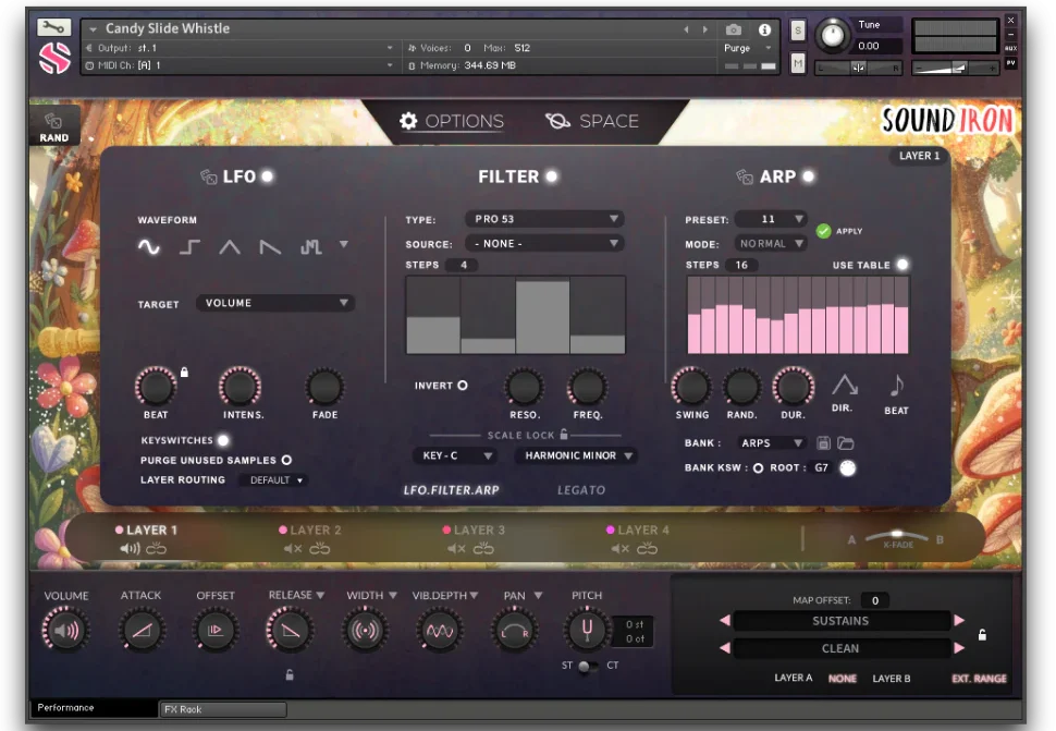 Soundiron「Candy Slide Whistle Pop」ポップでコミカルなサウンドを簡単に実現！キャンディ製スライドホイッスルを忠実に再現したユニーク音源｜DTMプラグインセール