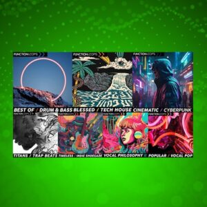 Function Loops「Artist Series Showcase」7つの音楽ジャンルを網羅した究極の制作ツール！ポップ・トラップ・ドラムンベースからシネマティックまで対応する万能サンプル集｜DTMプラグインセール