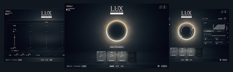 Sonuscore「LUX ORCHESTRAL STRINGS ELEMENTS」映画・ゲーム・映像音楽に最適！フル版と同じ録音品質を備えた、シネマティックなストリングス音源｜DTMプラグインセール