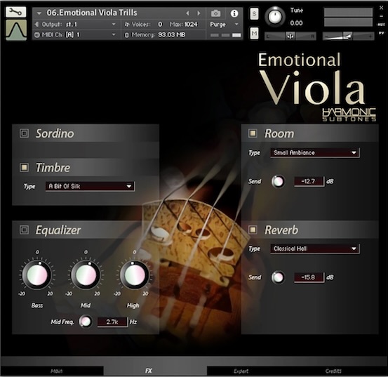 Best Service「Emotional Viola」コンテクスチュアル・サンプリングによる自然な演奏感が魅力!リアルなボウイングとTrue Legatoで感情豊かな演奏を実現する高品質ソロ・ヴィオラ音源|DTMプラグインセール