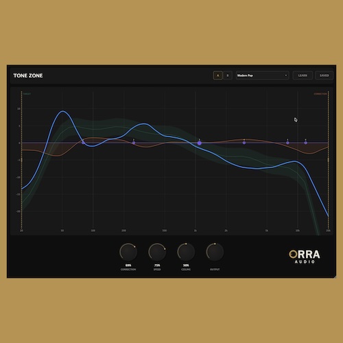 Orra Audio「Orra Tone Zone」ミックスのトーナルバランスを可視化し自動補正まで完結する次世代オールインワン音質改善プラグイン｜DTMプラグインセール