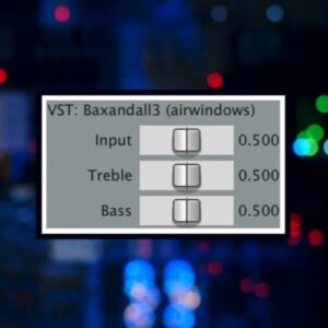 Airwindows「Baxandall3」音の距離感までコントロールできる逆転発想のクリエイティブEQプラグイン｜DTMプラグインセール