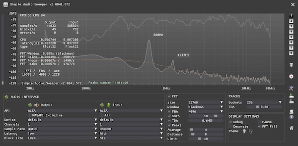 PJDude「Simple Audio Sweeper」周波数特性の測定から共振ポイントの特定までを手軽に実現する音響解析ツール｜DTMプラグインセール