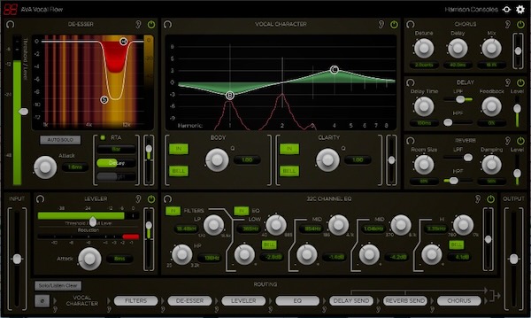 Harrison「Vocal Flow」7つのモジュールを統合し、ボーカルミックスを完結させるオールインワン・ボーカルプロセッシング・プラグイン|DTMプラグインセール