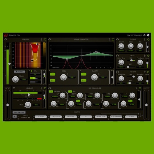 Harrison「Vocal Flow」7つのモジュールを統合し、ボーカルミックスを完結させるオールインワン・ボーカルプロセッシング・プラグイン｜DTMプラグインセール