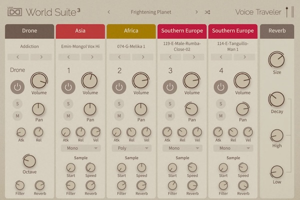 UVI「World Suite 3」430楽器・ボイス・統合ループ機能まで搭載!30種類の民族楽器と12,000以上のループを収録した総合ワールド音源|DTMプラグインセール