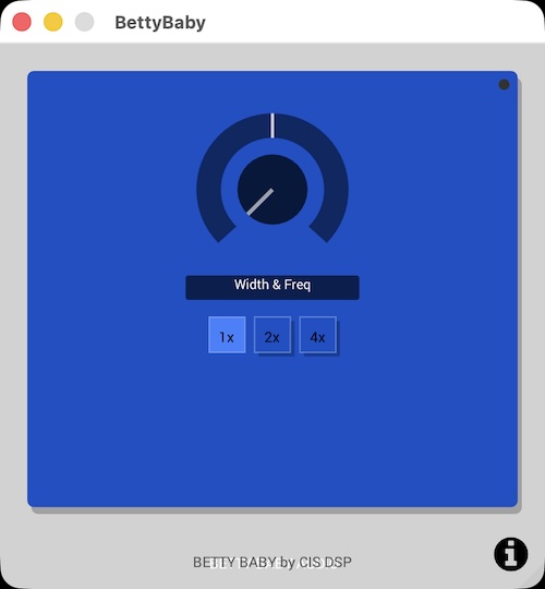 CIS DSP Factory「Betty Baby」ステレオの広がりと定位を自在に操る無料ミッドサイド・マトリクスプラグイン｜DTMプラグインセール