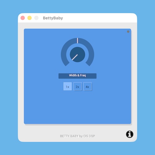 CIS DSP Factory「Betty Baby」ステレオの広がりと定位を自在に操る無料ミッドサイド・マトリクスプラグイン｜DTMプラグインセール