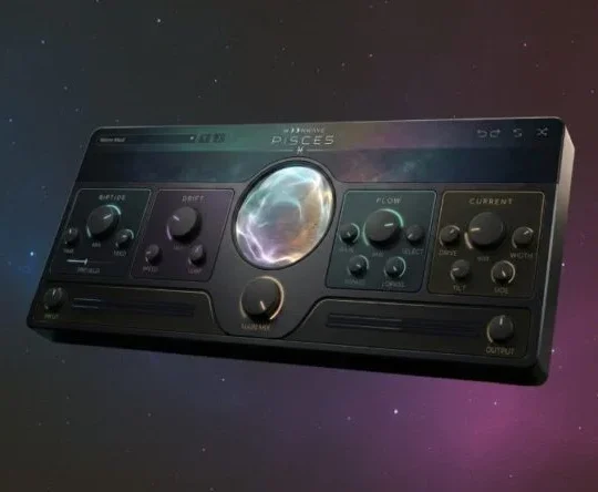 Moonwave Fx「Pisces – Liquid Glitch Warper」音を“動かす”という新発想！時間・質感・倍音を自在に操るモーション系マルチエフェクト｜DTMプラグインセール