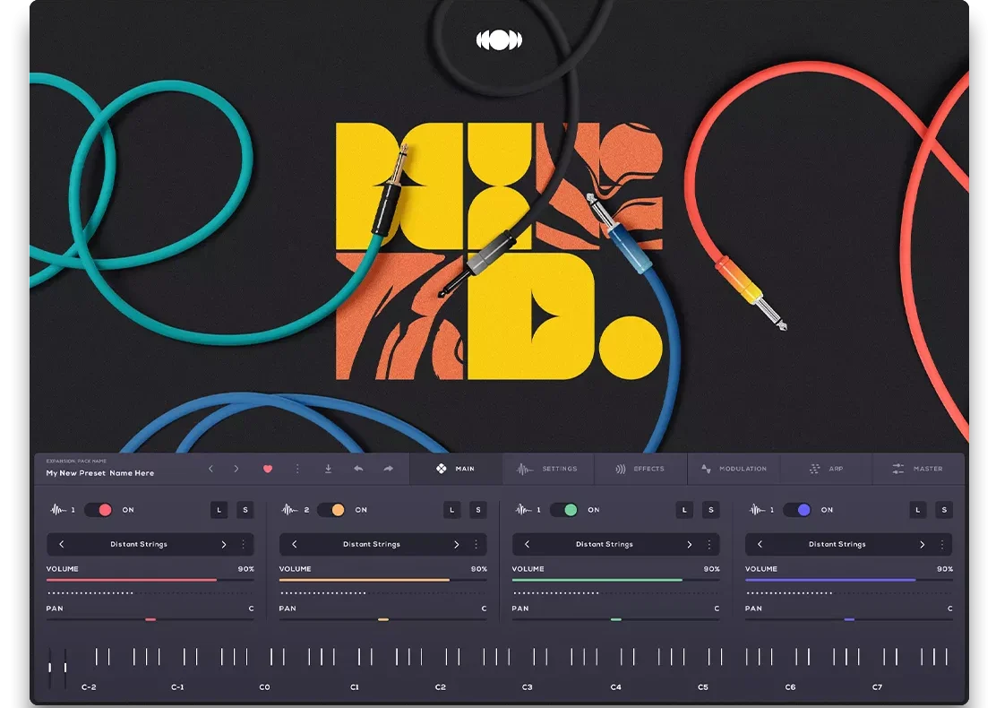 Audiomodern「Wired: Soundbox Instrument」ローファイの温もりとアナログの揺らぎを1つに凝縮!ドリームポップやチル系に最適な、ビットリダクションの質感が映えるローファイ・シンセ|DTMプラグインセール