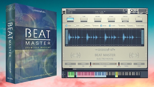 Zero-G「Beat Master Drumloop Machine」4,000種類のドラムループをスライス単位で自在に再構築！直感操作と内蔵FXでビートメイクを一気に加速させるドラムエンジン｜DTMプラグインセール