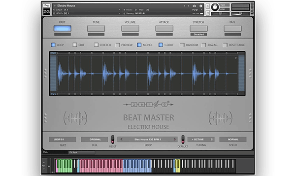 Zero-G「Beat Master Drumloop Machine」4,000種類のドラムループをスライス単位で自在に再構築！直感操作と内蔵FXでビートメイクを一気に加速させるドラムエンジン｜DTMプラグインセール