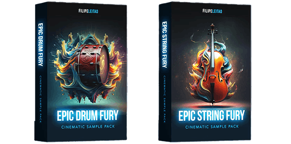 Filipe Leitao「Epic Fury Bundle」スタッカート主体の攻撃的ストリングスと、地鳴りのように響く重厚ドラムを組み合わせ、トレーラー級の緊張感と推進力を瞬時に生み出すシネマティック特化型リズムバンドル｜DTMプラグインセール